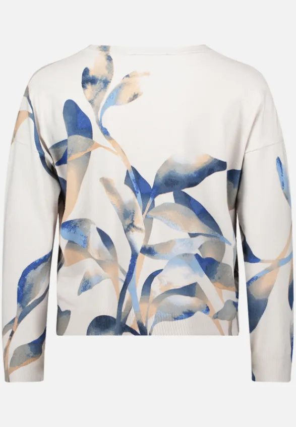 Betty Barclay Strick*Strickpullover mit Print Grey/Blue