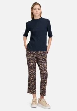 Betty Barclay Shirts*Strukturshirt mit Stehkragen dunkelblau