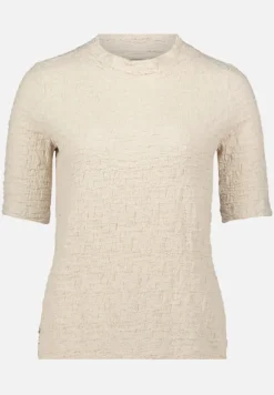 Betty Barclay Shirts*Strukturshirt mit Stehkragen beige