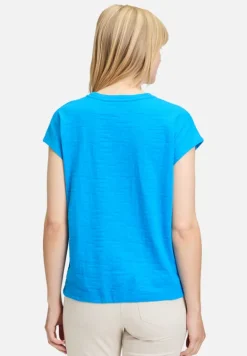 Betty Barclay Shirts*Strukturshirt mit Tunnelzug Blue Aster