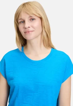 Betty Barclay Shirts*Strukturshirt mit Tunnelzug Blue Aster