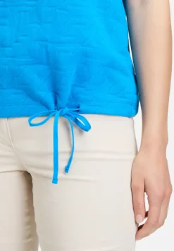 Betty Barclay Shirts*Strukturshirt mit Tunnelzug Blue Aster