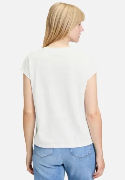 Betty Barclay Shirts*Strukturshirt mit Tunnelzug Weiß