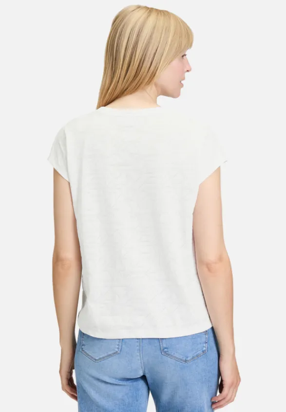 Betty Barclay Shirts*Strukturshirt mit Tunnelzug Weiß
