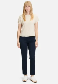 Betty Barclay Shirts*Strukturshirt mit U-Boot-Ausschnitt beige