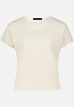 Betty Barclay Shirts*Strukturshirt mit U-Boot-Ausschnitt beige