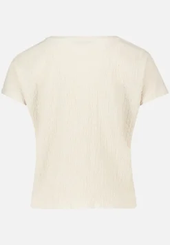 Betty Barclay Shirts*Strukturshirt mit U-Boot-Ausschnitt beige