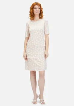 Betty Barclay Kleider*Stufenkleid kurzarm Rose/Cream