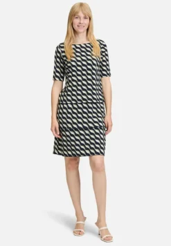 Betty Barclay Festliche Mode|Kleider*Stufenkleid kurzarm Dark Blue/Green