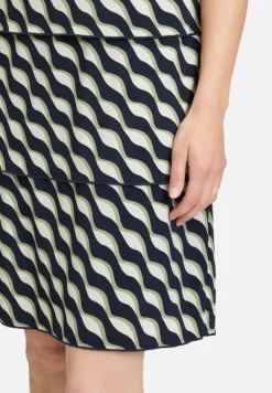 Betty Barclay Festliche Mode|Kleider*Stufenkleid kurzarm Dark Blue/Green
