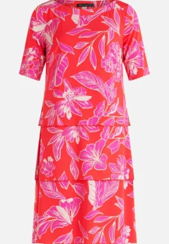 Betty Barclay Kleider*Stufenkleid kurzarm Red/Purple
