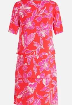 Betty Barclay Kleider*Stufenkleid kurzarm Red/Purple