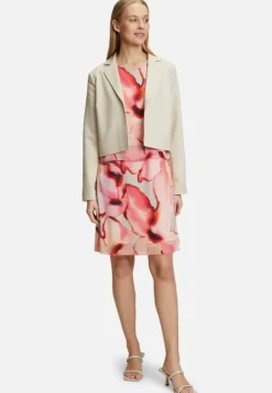 Betty Barclay Festliche Mode|Kleider*Stufenkleid kurzarm Cream/Rosé