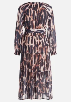 Betty Barclay Kleider*Stufenkleid langarm Dark Blue/Rosé
