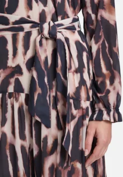 Betty Barclay Kleider*Stufenkleid langarm Dark Blue/Rosé