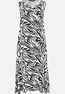 Betty Barclay Kleider|Festliche Mode*Stufenkleid weiter Ausschnitt Schwarz/Weiß