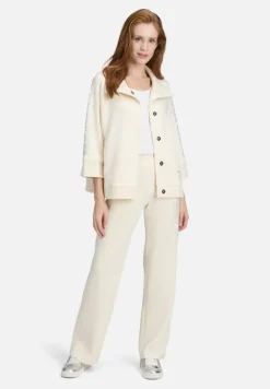 Betty Barclay Strick*Sweatjacke langarm Antique White