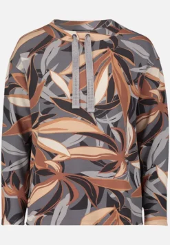 Betty Barclay Sweatshirts*Sweatshirt mit hohem Kragen Grey/Brown