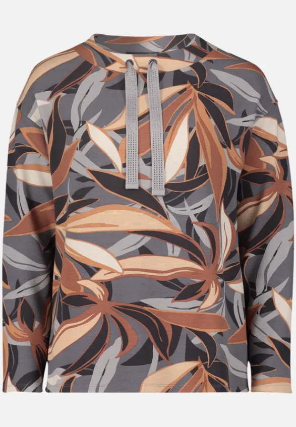 Betty Barclay Sweatshirts*Sweatshirt mit hohem Kragen Grey/Brown