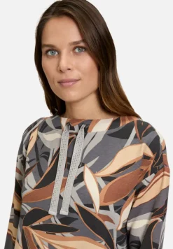 Betty Barclay Sweatshirts*Sweatshirt mit hohem Kragen Grey/Brown