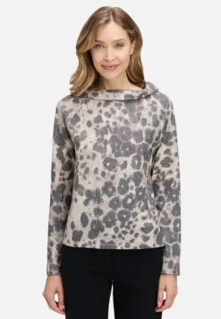 Betty Barclay Sweatshirts*Sweatshirt mit Kragen Beige/Taupe