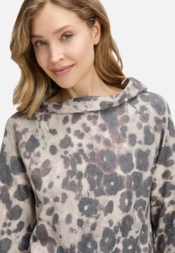 Betty Barclay Sweatshirts*Sweatshirt mit Kragen Beige/Taupe