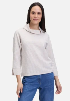 Betty Barclay Sweatshirts*Sweatshirt mit Rippenstruktur Grau