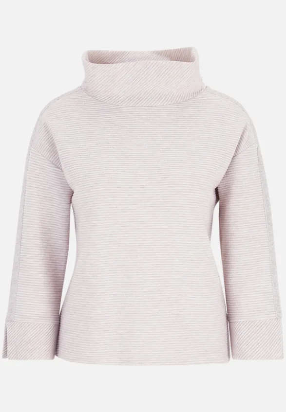 Betty Barclay Sweatshirts*Sweatshirt mit Rippenstruktur Grau