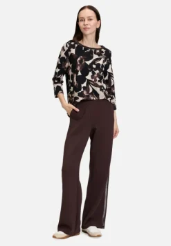 Betty Barclay Shirts*Sweatshirt mit Rippenstruktur Beige/Braun