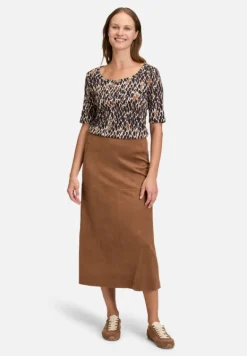 Betty Barclay Shirts*Trägertop mit Rippenstruktur Dark Blue/Brown