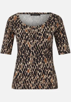 Betty Barclay Shirts*Trägertop mit Rippenstruktur Dark Blue/Brown