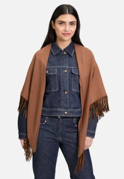 Betty Barclay Accessoires*Tuch mit Fransen Classic Nougat