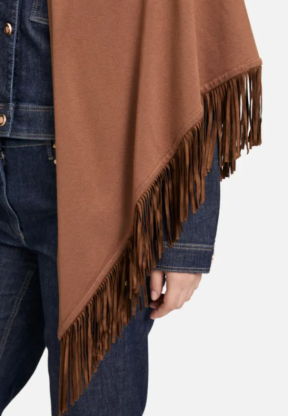 Betty Barclay Accessoires*Tuch mit Fransen Classic Nougat