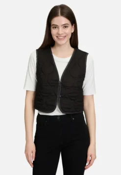 Betty Barclay Westen*Wendeweste ohne Arm Schwarz/Weiß