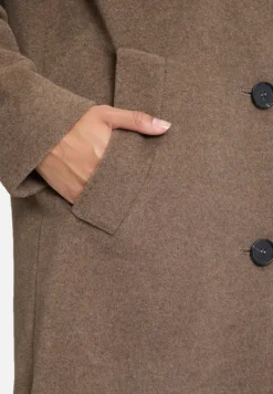 Betty Barclay Mäntel*Wollmantel mit Kragen Taupe Melange