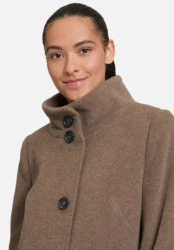 Betty Barclay Mäntel*Wollmantel mit Kragen Taupe Melange