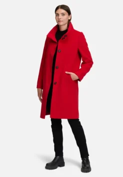 Betty Barclay Mäntel*Wollmantel mit Kragen Rot